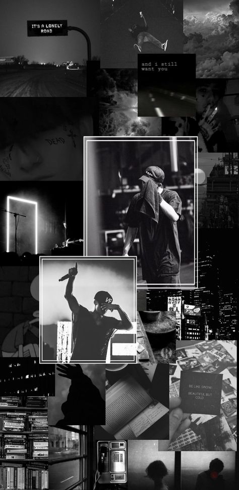 Black and white wallpaper NF Tumblr, Athletic Wallpaper Iphone Black, Nf Iphone Wallpaper, Nf Phone Wallpaper, Nf Collage Wallpaper, Nf Background Iphone, Black Wallpaper Dark Music, Nf Wallpaper Aesthetic Lyrics, Nfrealmusic Wallpaper