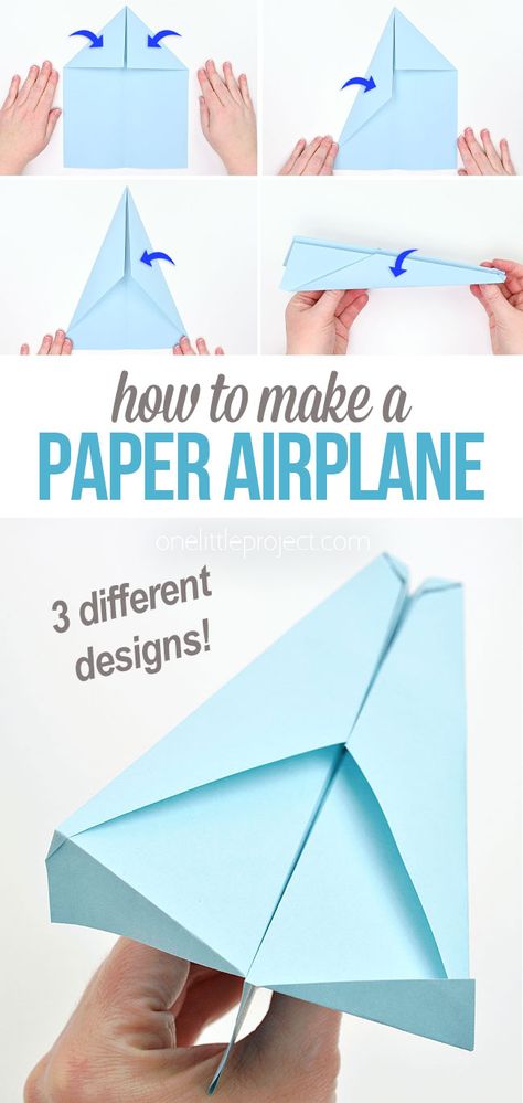 Photo showing different steps of folding paper plane. Photo of hand holding paper plane. Making Airplanes Crafts, How To Fold A Paper Plane, How To Fold Paper Airplanes For Kids, How Do You Make A Paper Airplane, How To Build A Paper Airplane, How To Paper Airplane, How To Make Paper Plane Step By Step, Simple Paper Airplanes, Paper Air Planes How To Make