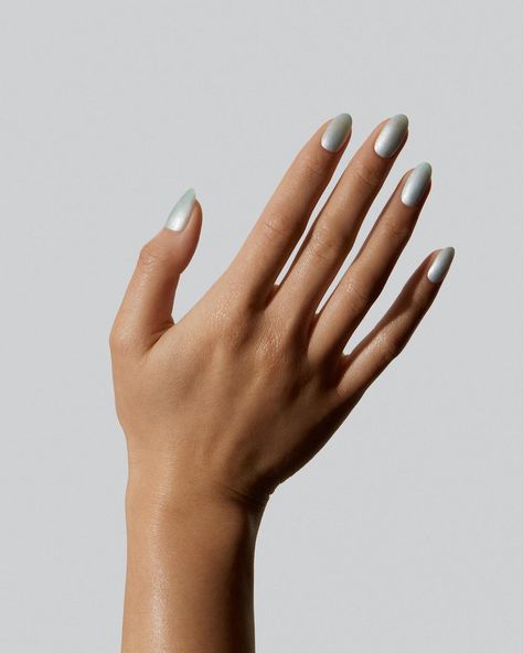 GELCARE® on Instagram: “A misty, glistening, blue-green. Shade is KASUMI PEARL.” Shocking Nails, Nails Olive, Hand References, Pretty Tips, Grey Nails, Fall Manicure, Olive And June, Black Nail Polish, Cute Nail Art Designs