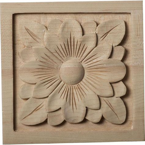 Ekena Millwork Large Dogwood Flower 5.125-in x 5.125-in Square Lindenwood Unfinished Rosette in the Rosettes department at Lowes.com Wood Rosettes, Carved Rosettes, Decorative Corbels, Dogwood Flower, Decorative Brackets, Wood Appliques, Dogwood Flowers, Architectural Pieces, Historical Design