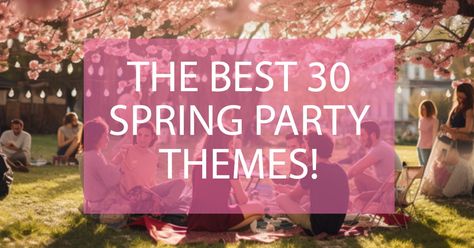 Spring has finally sprung, and you know what that means—it’s time to throw some fabulous spring parties! Spring is the perfect time to throw a party, the weather is warming up, the flowers are in bloom, and the days are getting longer. As a mom who loves hosting gatherings for family and friends, I’m excited ... Read more The post Get Ready to Blossom: The Best 30 Spring Party Themes! appeared first on Darling Celebrations. Spring Brunch Theme Ideas, Spring Party Theme Ideas, Spring Fling Theme Ideas, Spring Banquet Themes, Spring Event Themes, Spring Ball Decorations, Spring Fling Party Ideas For Adults, Spring Fling Party Ideas, Spring Gala Themes