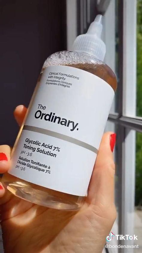 The Ordinary Glycolic Acid, Beauty Tiktok, The Ordinary Skincare, Baking Soda Shampoo, Clear Skin Tips, Skin Care Routine Steps, Body Skin Care Routine, Beauty Skin Care Routine, Face Skin Care