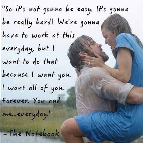 Notebook Quotes, Quotes Valentines Day, Heart Touching Love Quotes, The Notebook Quotes, Quotes Movie, Truth Ideas, Inspirational Quotes From Books, Best Quotes From Books, Famous Movie Quotes