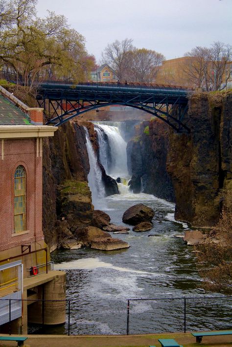 15 beautiful places in New Jersey.  Passaic River Great Falls, Troy Meadows, Parsippany; Seaside Heights; Clinton; Barnegat Lighthouse; The Great Falls; Painted house in Cape May; Allaire State Park; Abandoned farm water tower in Ocean Township; Edgemont Park; Clinton Road, West Milford; Abandoned railway bridge in Springfield; Ocean Grove (middle of NJ); Warrington Plaza clocktower in Hoboken; Paterson New Jersey, Barnegat Lighthouse, Paterson Nj, Most Beautiful Places To Visit, Seaside Heights, Ocean Grove, Largest Waterfall, Bergen County, Garden State