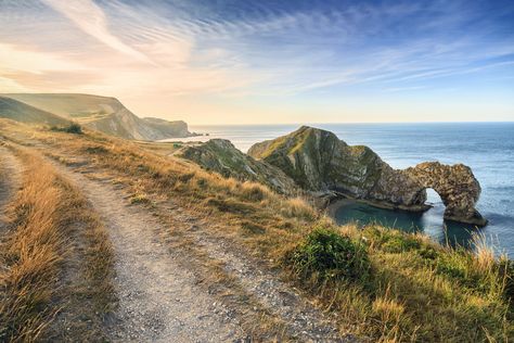 Beaches In Europe, Best Beaches In Europe, Lulworth Cove, South West Coast Path, Pirates Cove, Stone Circle, West Bay, Cycling Touring, Seaside Resort