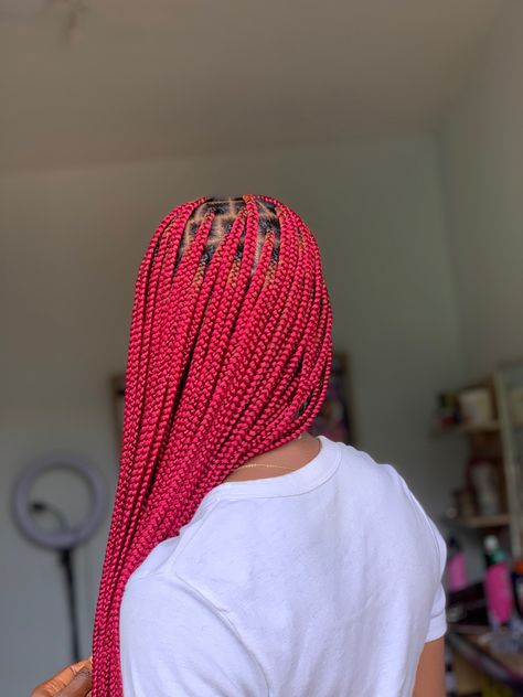 Braid Colours For Dark Skin, Knotless Braids Hairstyles With Color, Coloured Braids, 8 Braids, Peekaboo Braids, Braids With Color, Black Girls Hairstyles Weave, Hairstyles Weave, Braids Color