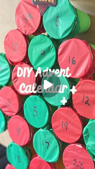 Melissa Kate on Instagram: "Make your own advent calendar! Follow @bymelissakate for more fun ✨

We're having a Monster Jam Christmas here 🚗🎄 so I grabbed this box of 24 monster jam minis online for $30 🔥 comment TRUCK and I can send you a link. Simply glue some cups to the cardboard, fill with your kids favorite little toys, add tissue paper with numbers and boom, you've got a punch out calendar. A fun tradition my kids loved testing out this year 🥹🎄 

#boymom #kidsactivities #toddlermom #momsofinstagram #diy #diychristmas #christmas #christmasdecor #adventcalendar #diycrafts #crafts #monstertruck #truck #monsterjam #trucks #christmasdecorations #kidscrafts #toddlerfun #momhacks #christmashacks #momhack" Diy Punch Advent Calendar, Avent Calendar Christmas Ideas, Paper Cup Advent Calendar, Punch Cup Advent Calendar, Diy Advent Calendar Cardboard, Diy Advent Calendar For Kids Toddlers Christmas Countdown, Advent Calendar Kids Diy, How To Make A Advent Calendar, Diy Christmas Advent Calendar For Kids