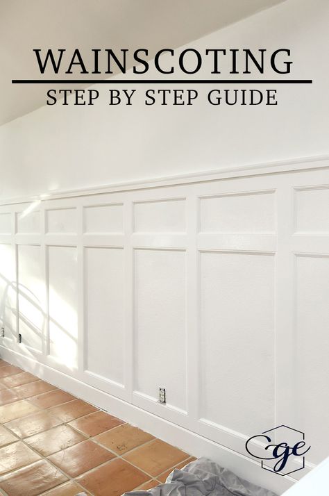 How To Install Wainscoting Panels, Wainscoting How To, How To Hang Art Over Wainscoting, Home Office With Wainscoting, Diy Wanescotting Bedroom, Wainscoting Styles Bedroom, Modern Wainscoting Hallway, Entryway Ideas Wainscoting, Wainscoting Open Floor Plan