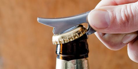 How to Open a Beer Without a Bottle Opener - 13 Hacks for Opening Beer Anytime, Anywhere Non Alcoholic Beer, Give Five, Beer Opener, Beer Bottle Opener, Travel Light, Non Alcoholic, Beer Bottle, Bottle Opener, Liquor