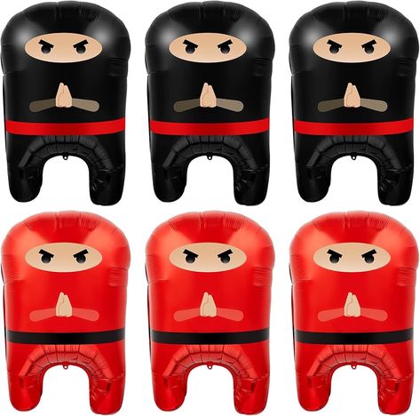 Ninja Party Essentials Ninja Party Decorations, Ninja Theme Party, Ninja Birthday Party, Ninja Theme, Black Warrior, Ninja Birthday Parties, Birthday Party Balloons, Ninja Birthday, Fest Temaer