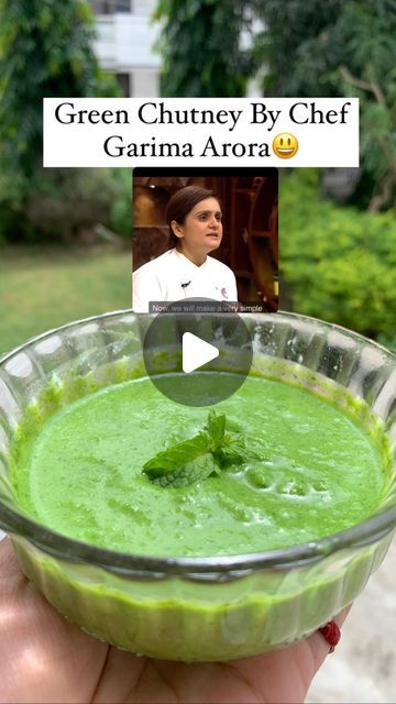 Priyanka Meena | fabulous_feast on Instagram: "Add a burst of flavor to your dishes with this Simple but delicious Homemade Green Chutney by MasterChef Garima Arora😍 . Like,Comment,Share😍 . Follow @fabulous_feast for more amazing recipes ❤️ . . . #greenchutney #recipe #chefgarimaarora #masterchef #reelsinstagram #chutney #sonytv #yummy #delicious #explore #foodie #jaipur #india" Healthy Chutney Recipes, Masterchef India Recipes, Green Chutney Recipe India For Sandwich, Green Chatni Recipes, How To Make Green Chutney, Green Chutney Recipe India, Chutney Recipes Indian, Garima Arora, Hebbars Kitchen Recipes