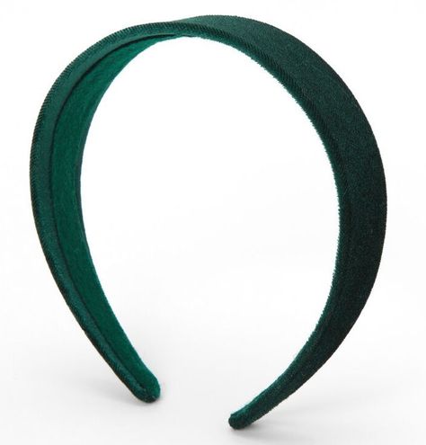 Slytherin Accessories, Accessories Png, Pngs For Moodboards, Hogwarts Outfits, Emerald Green Velvet, Green Headband, Velvet Flats, Green Accessories, Harry Potter Outfits