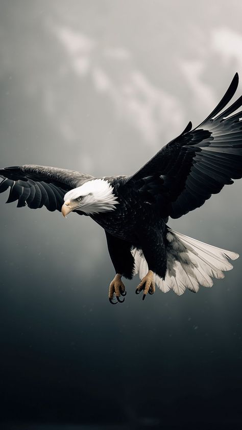 Egale Dark Wallpaper, Black Eagle Wallpaper, White Rosary, Eagle Hunting, Bird Eagle, Eagle Images, Eagle In Flight, Eagle Wallpaper, Android Wallpaper Art