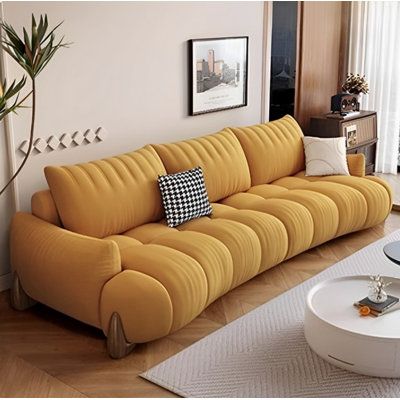 Yellow decor living room