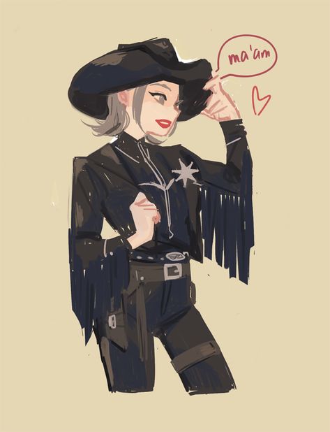 Cowboy Character Design, Goth Cowboy, Cowboy Aesthetic, Cowgirl Art, Cowboy Art, Kpop Drawings, Fashion Design Drawings, Anime Character Drawing, Dnd Characters