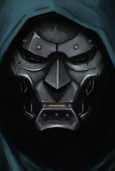 Doctor Doom Art, Doctor Doom Marvel, Comic Book Villains, Dr Doom, Doctor Doom, Comic Villains, Marvel Artwork, Marvel Villains, Marvel Vs Dc