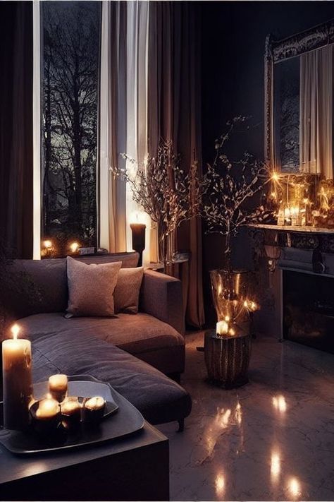 Trendy Living Room Decor, Glamour Living Room, Dining Room Decor Traditional, Romantic Living Room, Living Room Candles, Cosy Decor, Camper Interior Design, Romantic Bedroom Decor, Marble Floors