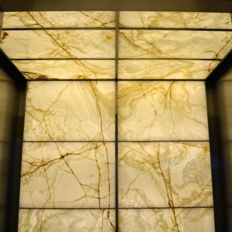 http://gpidesign.com/projects/backlit-onyx-lobby-feature-wall/ Backlit Onyx Elevator Cabs Lobby Feature Wall, Feature Wall, Paper Lamp, Lobby, Onyx, Novelty Lamp, Marble, Table Lamp, Ceiling