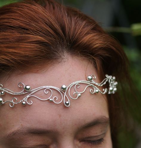 Elven Jewelry Necklaces, Elven Hair, Wedding Diadem, Elegant Tiara, Elven Hairstyles, Elf Tiara, Elven Tiara, Tiara Necklace, Elven Princess