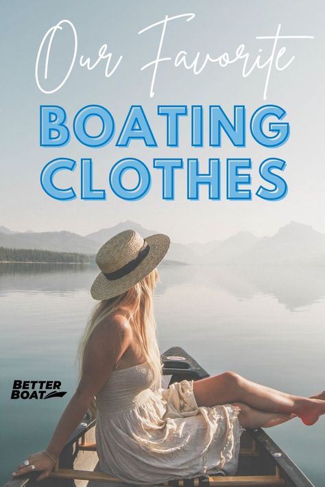 Are you ready to spend a day out sailing and looking for the perfect summer or fall sailing outfit? These are our favorite beach vacation outfits to wear on our boats. Check out these nautical fashion outfits for men or women and find your boating outfit today! #boating #sailinggear #sailboat #sailingclothes Sailing Day Outfit, Womens Sailing Outfit, Yacht Clothes Women, Pontoon Boat Outfit Women, Sailing Outfit Women Summer, What To Wear On A Boat Ride, Lake Boat Day Outfit, Boat Wear For Women, Fall Sailing Outfit