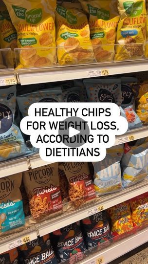 235K views · 544 reactions | RDs recommend these healthy chips for your next snack break. https://www.eatthis.com/healthy-chips/ | Eat This, Not That! | Duffrey · Timeless Healthy Chips From Store, Quest Chips, Grocery Store Shelves, Healthy Chips, Caloric Deficit, Veggie Chips, Eat This Not That, Healthy Grocery List, Gluten Free Grains