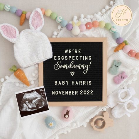 Easter Pregnancy Announcement Baby 2, Baby Number 2 Announcement Ideas, Baby Announcement Easter, Spring Baby Announcement, Baby Number 2 Announcement, Spring Pregnancy Announcement, Easter Baby Announcement, Baby 2 Announcement, Easter Pregnancy Announcement