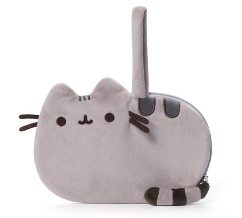 Pusheen Cat Plush, Pusheen Love, Pusheen Plush, Kawaii Panda, Pusheen Cat, Puffy Stickers, White Purses, Wristlet Purse, Cat Plush