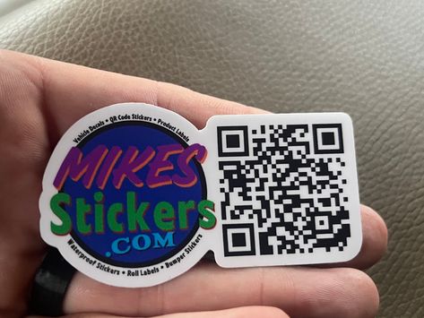 QR Code Logo Stickers are a great way to introduce or market your company.  Made from high quality vimyil & laminated for water resistance & UV protection. Message me at mikesstickersatx@gmail.com to send me your artwork & details. I will send a proof for approval before producing them. Available in 3 inch or 4 inch sizes.  (more sizes available upon request) Qr Code Marketing, Marketing Stickers, Qr Sticker, Company Stickers, Challenges Ideas, Qr Code Design, Logo Stickers, Georgetown Tx, Business Stickers