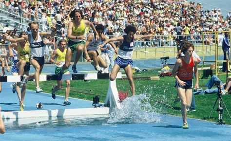 before I graduate college I will compete in 3000m Steeple Chase. ( 7 1/2 laps of water jumps ) Steeple Chase, 10k Marathon, Graduate College, 3000m, Marathon Running, Track And Field, Cross Country, Track, Running