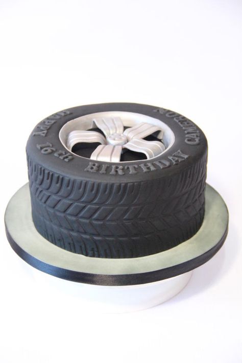 Tire Cake, Wheel Cake, Cars Birthday Cake, Wheel Craft, Car Wheels Rims, Gateaux Cake, Car Cake, Rims For Cars, Cakes For Men