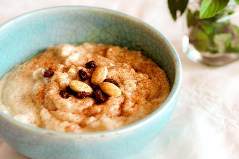 Ayurvedic Semolina Porridge — AYU AYURVEDA Food For Infants, Semolina Porridge, Semolina Recipe, Vata Pitta Kapha, Pitta Kapha, Soak Chia Seeds, Vata Pitta, Pitta Dosha, Ayurvedic Massage