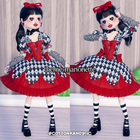 dress to impress theme marionette outfit inspo no vip Dti Theme Marionettes And Puppeteers Outfit, Dti Marionettes Theme Outfit, Puppeteers Dress To Impress, Marionettes & Puppeteers Dress To Impress, Cute Dress To Impress Outfits No Vip, Marionettes And Puppeteers Dti Theme, Marionettes And Puppeteers, Dress To Impress Marionettes Puppeteers, Marionette Outfit