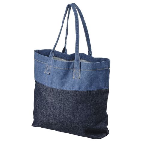 MÄVINN Bag, blue, 13 ½x13 ¾" - IKEA Bag Ikea, Ikea Bag, Travel Card, Travel Cards, Recycled Denim, Denim Bag, Bags Travel, Shopping Trip, Grocery Bag