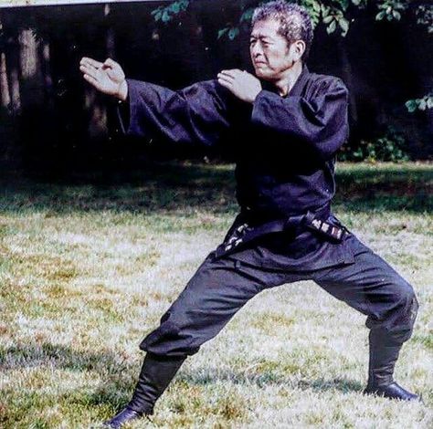 Ninja ~ Masaaki Hatsumi, Soke, (Grandmaster) of Bujinkan Budo Taijutsu Ninja Master, Bruce Lee Martial Arts, Ninja Art, Shadow Warrior, Japanese Artwork, Combat Art, Pop Art Comic, Ninja Warrior, Aikido