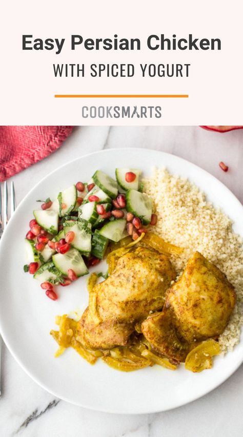 Easy Persian Recipes, Persian Chicken Recipe, Persian Dinner, New Year Recipes, Persian Chicken, Yogurt Marinade, Persian New Year, Persian Recipes, Healthy Budget