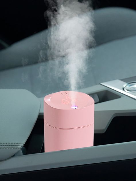 ABS USB Car HumidifierI discovered amazing products on SHEIN.com, come check them out! Pink Car Essentials, Car Decorations Interior Pink, Cute Pink Car Accessories, Decorate My Car With Me, Car Stuff Accessories, Clean Car Aesthetic, Pink Car Decor, Car Accessories Pink, Car Makeover