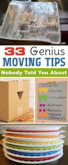 Lots of clever moving and packing tips from Listotic! Very cool tips! Definitely worth looking into if moving. Apartments Checklist, Moving Hacks Packing, Architecture Renovation, Moving Checklist, Moving Long Distance, Packing To Move, Moving Packing, Organisation Hacks, Moving Tips