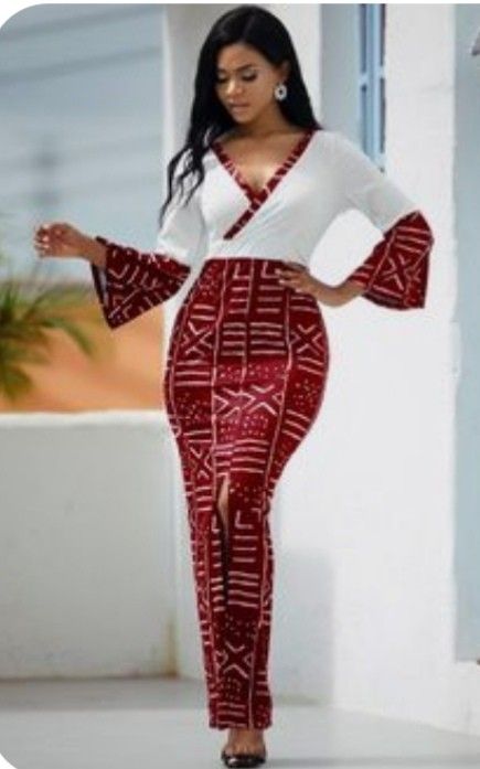 Island Style Clothing, Geometric Clothing, Long African Dresses, Women Fashion Dress, Best African Dresses, African Fashion Skirts, African Wear Dresses, African Print Dress Designs, African Maxi Dresses