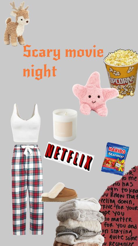 Nothing like a stay in movie night Scary Movie Outfits, Scary Movie Night, Movie Outfits, Scary Movie, Movies Outfit, Scary Movies, Movie Night