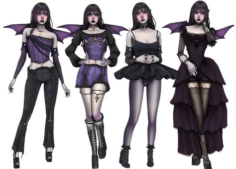 Sims 4 Halloween Cc, Cc Folder Sims 4, Sims 4 Halloween, Sims 4 Cc Goth, Cc Folder, Sims Packs, Pelo Sims, Alt Clothes, Sims 4 Mm Cc