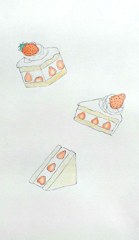 Strawberry Core Wallpaper, Strawberry Shortcake Sketch, Strawberry Cake Tattoo, Strawberry Cake Wallpaper, Strawberry Shortcake Tattoo, Strawberry Shortcake Wallpaper, Cake Tattoo, Tattoo Cake, Strawberry Shortcake Dessert