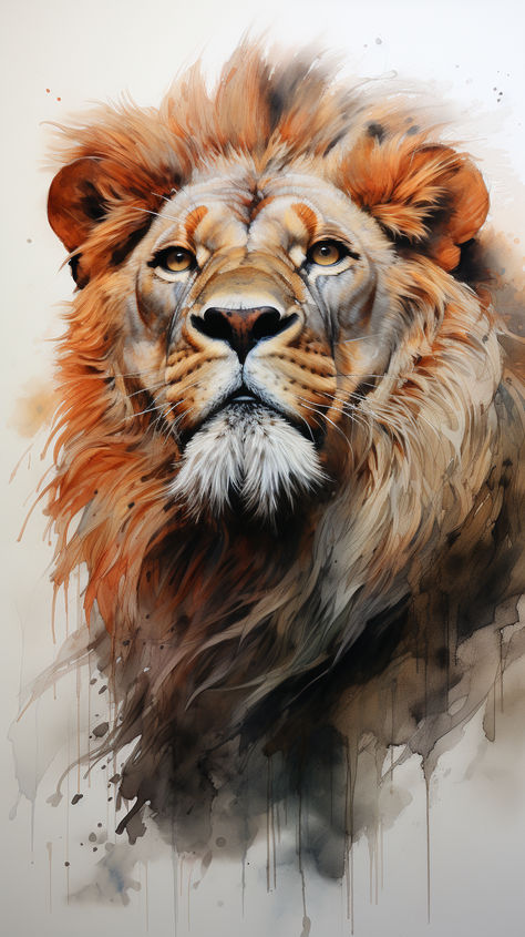 Lion portrait sketches in nature's realm, capturing jungle majesty. Lion Looking Up, Lion Growling, Lion Painting Acrylic, Lion Facts, Lion Eyes, Big Cats Photography, Social Structure, Lion Sketch, Lion Portrait