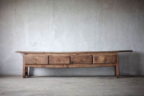 Wabi Sabi Sideboard, Sideboard Rustic, Wabi Sabi Furniture, Office In New York, Interior Design Office, Axel Vervoordt, Rustic Sideboard, Wabi Sabi Interior, Design Department