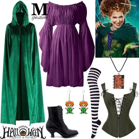 Hocus Pocus Witch Costume, Sanderson Sisters Costumes Diy, Winnie Hocus Pocus, Hocus Pocus Costume Diy, Winnie Sanderson, Winifred Sanderson Costume, Sanderson Sisters Costumes, Hocus Pocus Halloween Costumes, Hermanas Sanderson