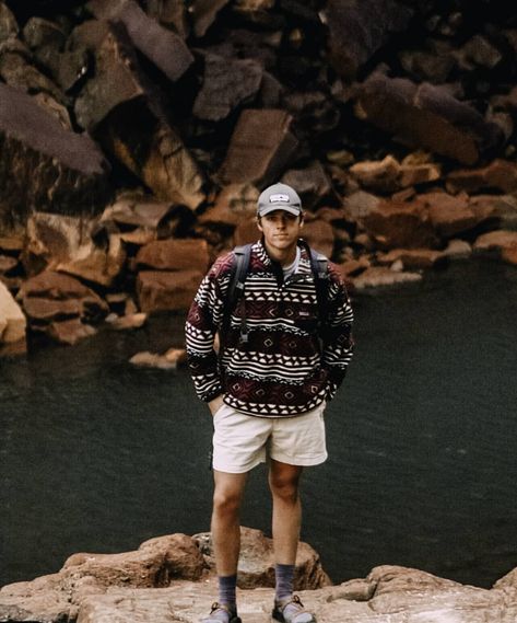 Granola Boy Aesthetic Outfits, Granola Outfits Men, Granola Men, Granola Guy Style, Granola Boy Aesthetic, Granola Boy Outfits, Granola Boy, Hiking Outfit Men, Granola Outfits