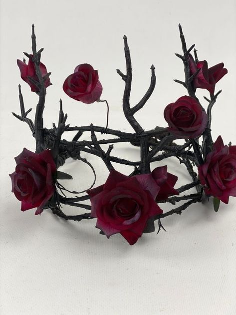 Witch Headdress, Gothic Headdress, Halloween Crown, Anting Manik, Gothic Crown, Goth Wedding, Dark Wedding, Dark Fairy, Fantasias Halloween