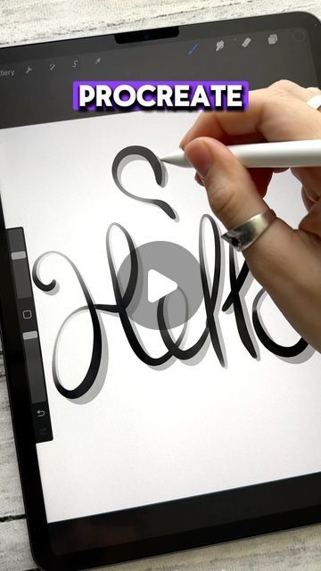 Tools for Procreate | Brushes for digital art on Instagram: "How to create this brush in Procreate?
You can also download a lot of cool lettering brushes in Tools for Procreate,link in bio" Font Styles Alphabet, Brush Lettering Font, Procreate Fonts, Instagram Fonts, Lettering Procreate, Procreate Tutorials, Instagram Font, Graphic Design Website, Procreate Lettering