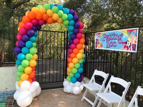 Chemo Party, Crayon Party, Rainbow Balloon Arch, Balloon Business, Balloons Galore, My Little Pony Birthday Party, Farm Themed Birthday Party, Ballon Party, Little Pony Birthday Party