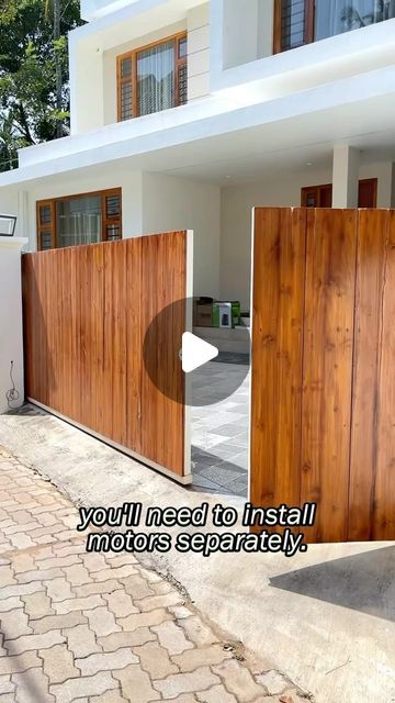 My Better Home on Instagram: "Cantilever Automatic Gate Part 2🏡😍 @lmtautomations #gate #automaticgates #mybetterhome #home #gates #automation #cantilivergates #automaticgates #gateautomation" Automatic Gate Ideas, Cantilever Gate, Home Gates, Automatic Gates Driveways, Automatic Sliding Gate, Gate Automation, Gate Designs Modern, Sliding Gate, Automatic Gate