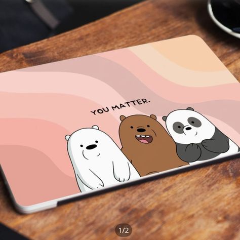 Bears You Matter Laptop Skin Vinyl Sticker Decal. Dm for price InstaGood #PhotoOfTheDay #Beautiful #PicOfTheDay #InstaDaily #Love #InstaPic #BestOfTheDay #Art #Happy #Nature #Travel #Explore #Adventure #Wanderlust #Life #Inspiration #Motivation #Fitness #Fashion #Style #Foodie #TBT (ThrowbackThursday) #Selfie #Friends #Family #Sunset #Beach #CityLife #Fun Laptop Skins Aesthetic, Aesthetic Blurry Mirror Selfie, Laptop Skin Cover, Laptop Decoration, Selfie Friends, School Study, Laptop Skin Design, School Study Tips, Art Happy